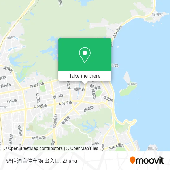 锦信酒店停车场-出入口 map