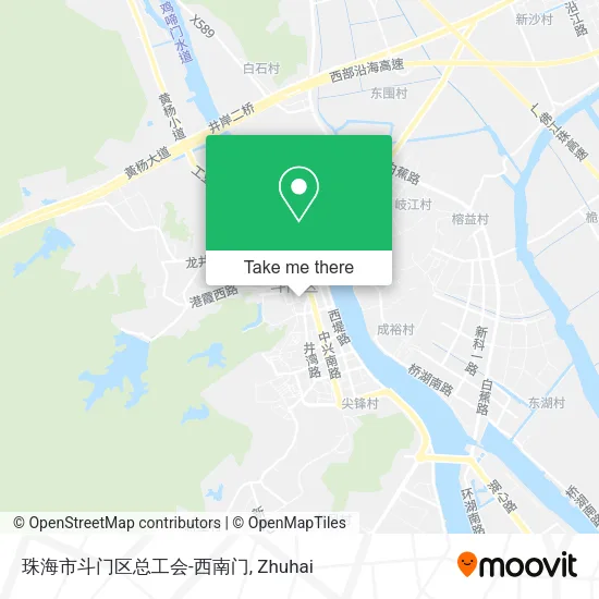 珠海市斗门区总工会-西南门 map