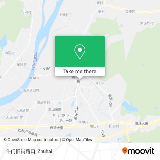斗门旧街路口 map