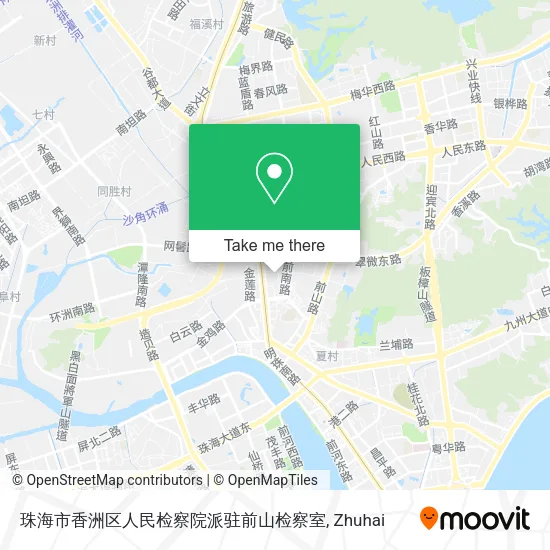 珠海市香洲区人民检察院派驻前山检察室 map