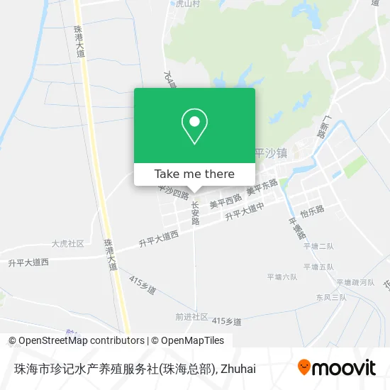 珠海市珍记水产养殖服务社(珠海总部) map