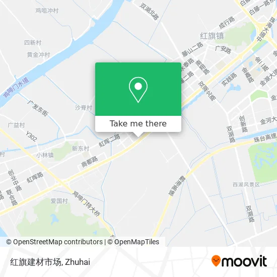 红旗建材市场 map