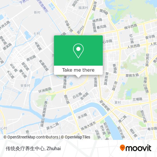 传统灸疗养生中心 map