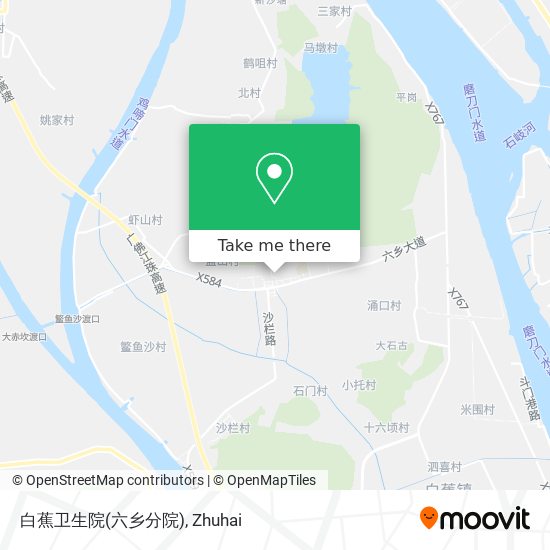 白蕉卫生院(六乡分院) map