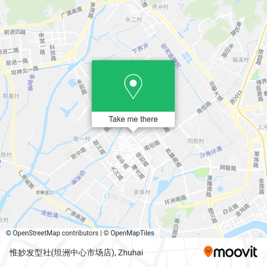 惟妙发型社(坦洲中心市场店) map