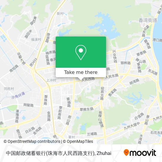 中国邮政储蓄银行(珠海市人民西路支行) map