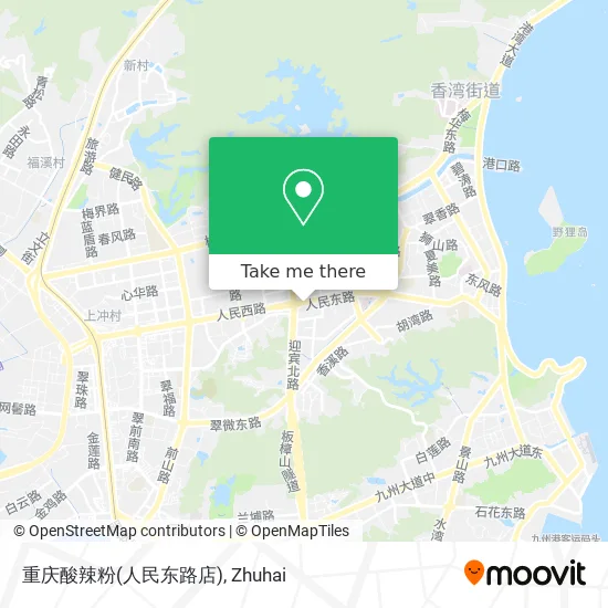 重庆酸辣粉(人民东路店) map