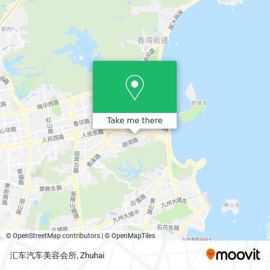 汇车汽车美容会所 map