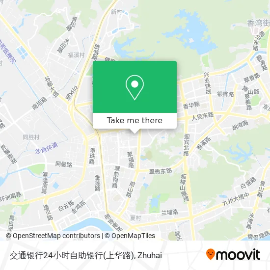 交通银行24小时自助银行(上华路) map