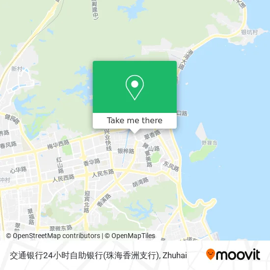交通银行24小时自助银行(珠海香洲支行) map