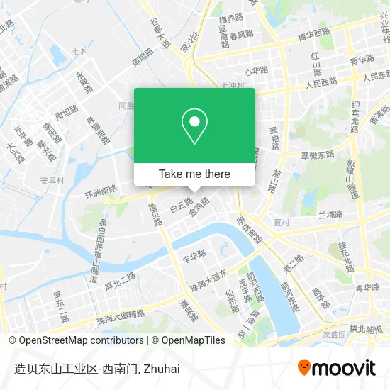 造贝东山工业区-西南门 map
