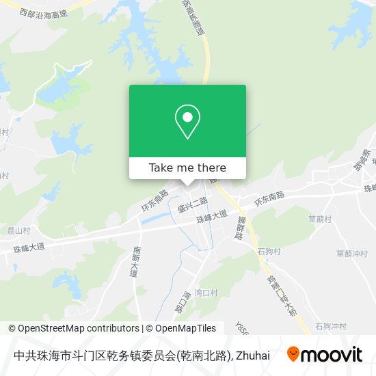 中共珠海市斗门区乾务镇委员会(乾南北路) map