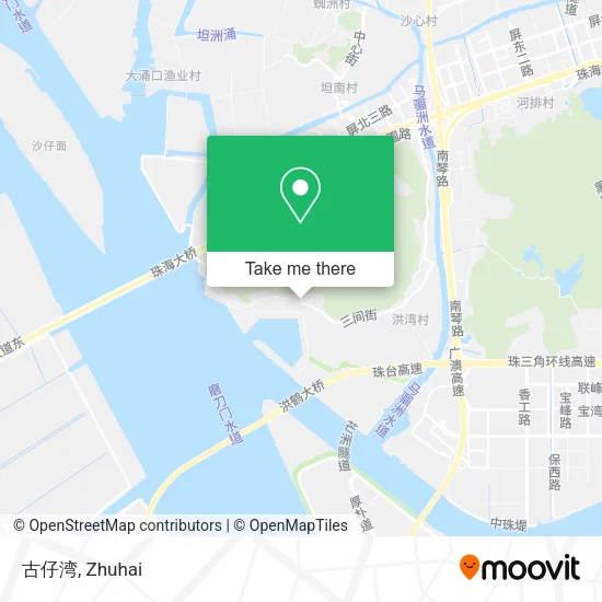 古仔湾 map