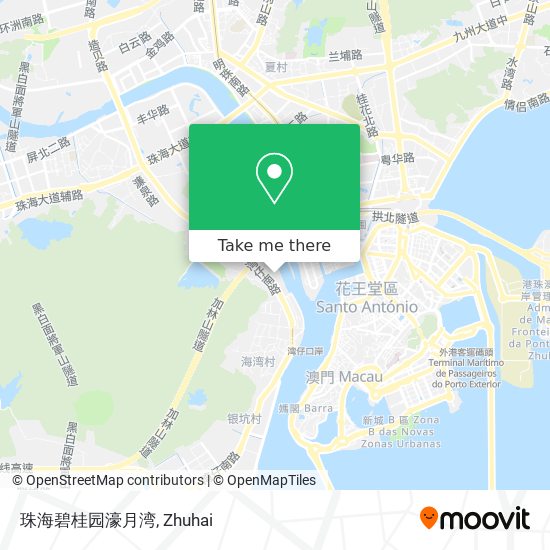 珠海碧桂园濠月湾 map