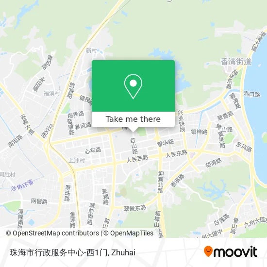 珠海市行政服务中心-西1门 map