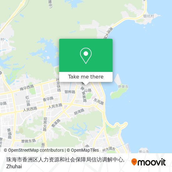 珠海市香洲区人力资源和社会保障局信访调解中心 map