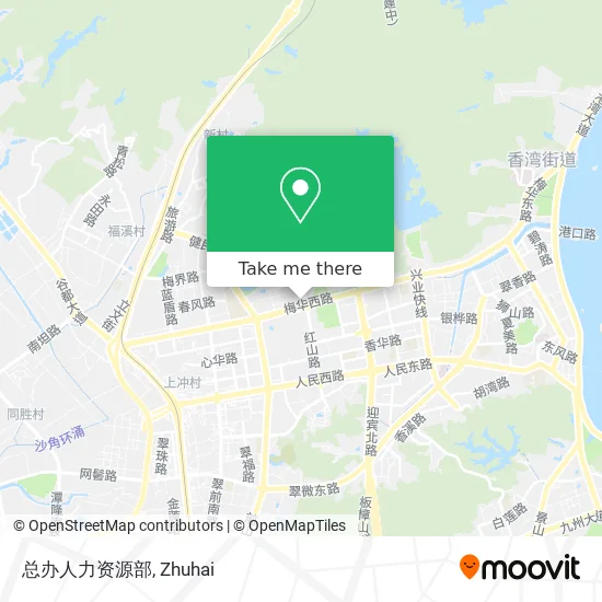 总办人力资源部 map