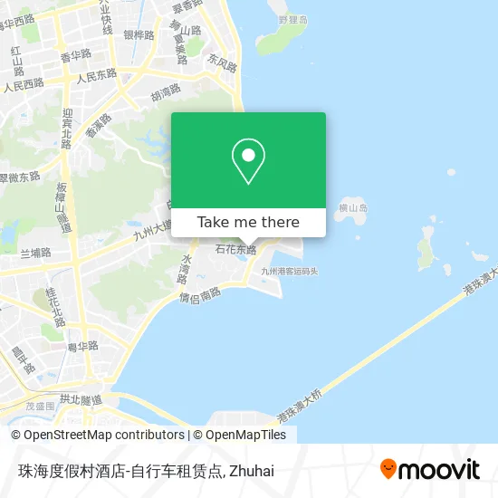 珠海度假村酒店-自行车租赁点 map