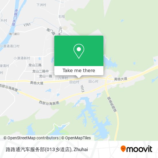 路路通汽车服务部(013乡道店) map