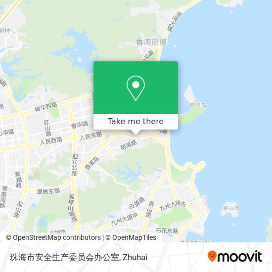 珠海市安全生产委员会办公室 map