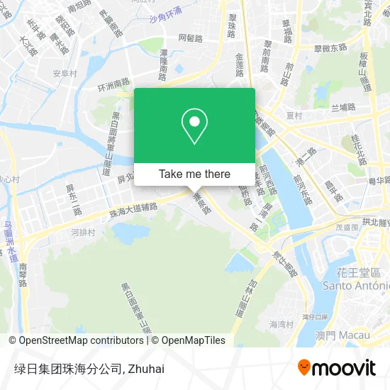 绿日集团珠海分公司 map
