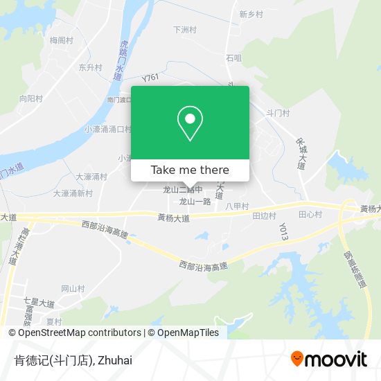 肯德记(斗门店) map