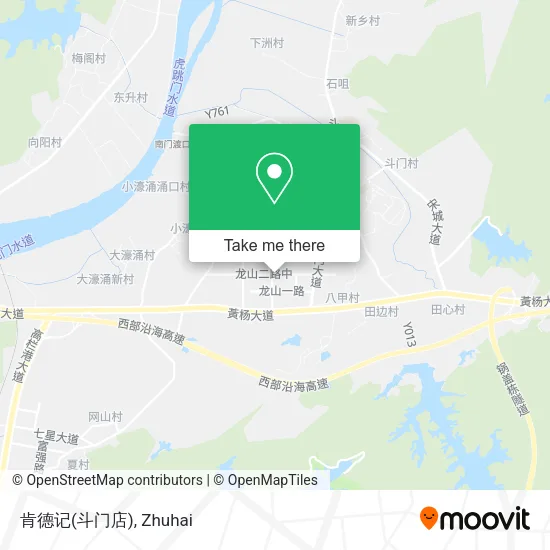 肯德记(斗门店) map
