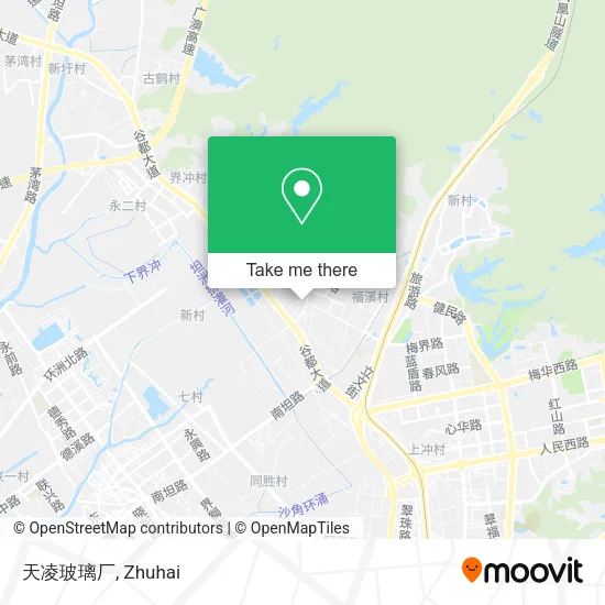 天凌玻璃厂 map
