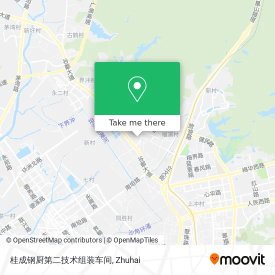 桂成钢厨第二技术组装车间 map