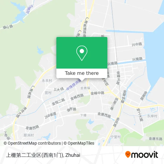 上栅第二工业区(西南1门) map