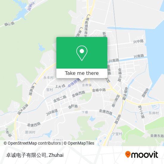 卓诚电子有限公司 map