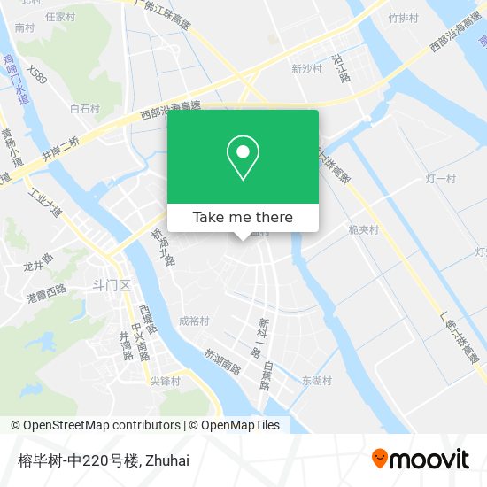 榕毕树-中220号楼 map