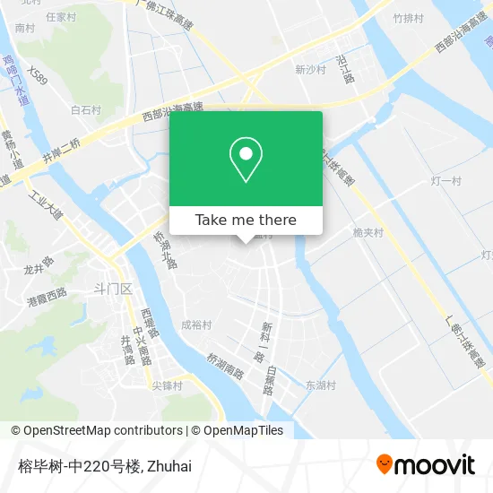 榕毕树-中220号楼 map