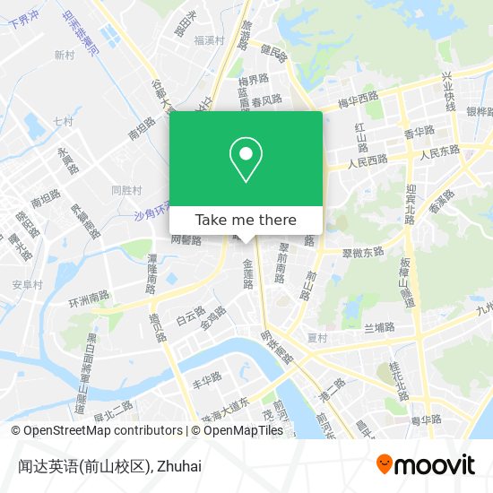 闻达英语(前山校区) map