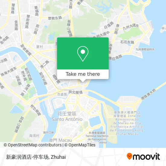 新豪润酒店-停车场 map