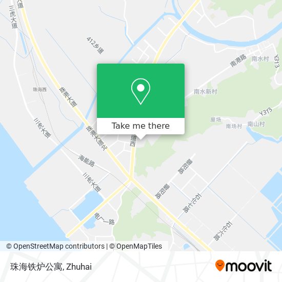 珠海铁炉公寓 map
