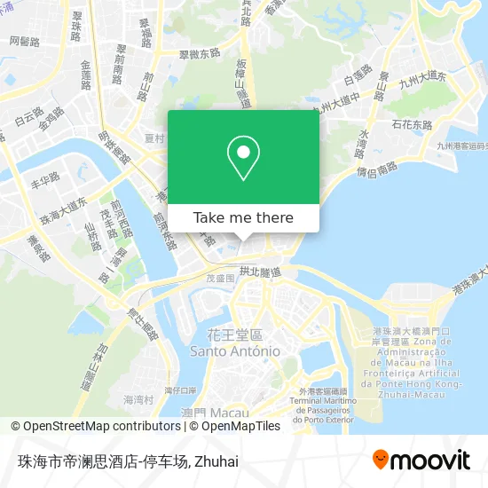 珠海市帝澜思酒店-停车场 map