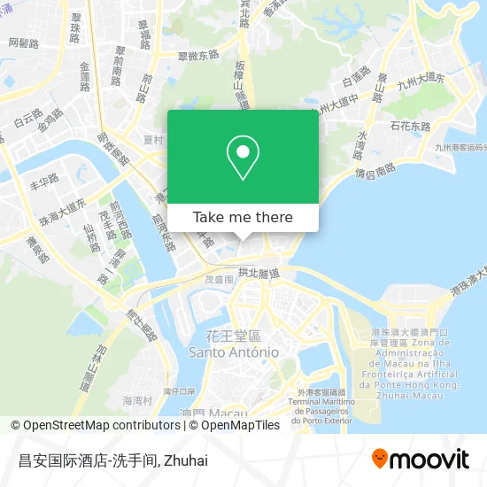 昌安国际酒店-洗手间 map