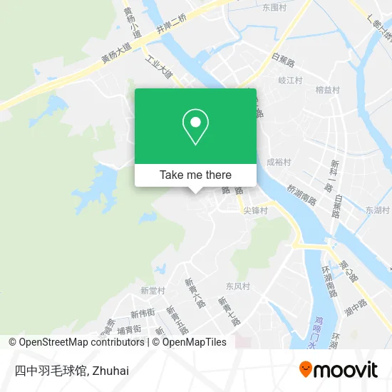 四中羽毛球馆 map