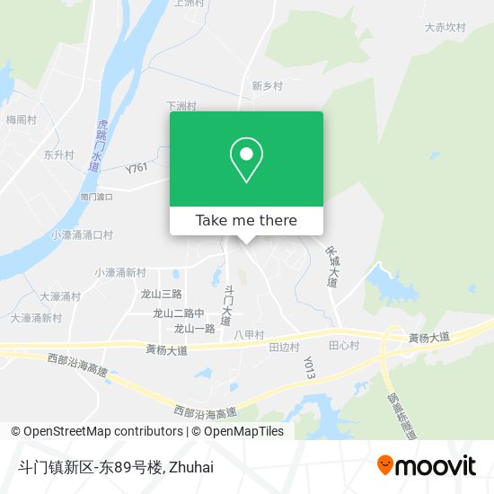 斗门镇新区-东89号楼 map