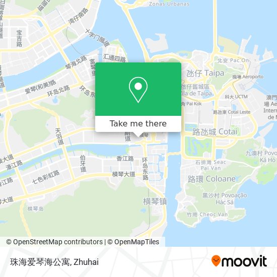 珠海爱琴海公寓 map
