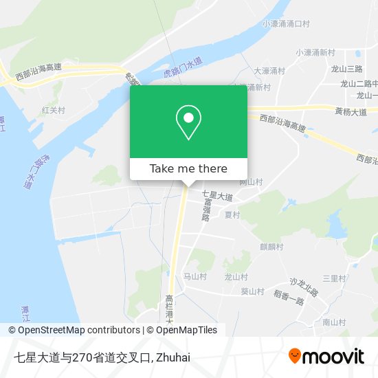 七星大道与270省道交叉口 map