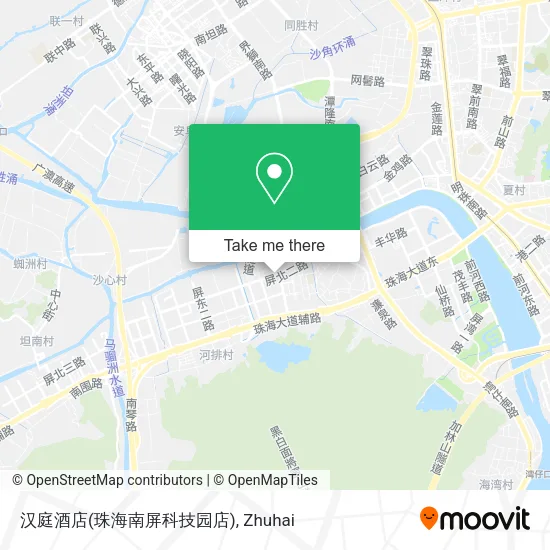 汉庭酒店(珠海南屏科技园店) map