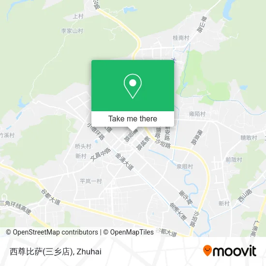 西尊比萨(三乡店) map