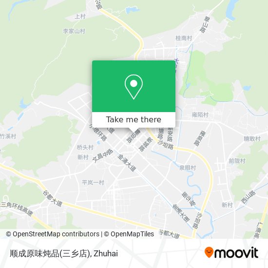 顺成原味炖品(三乡店) map