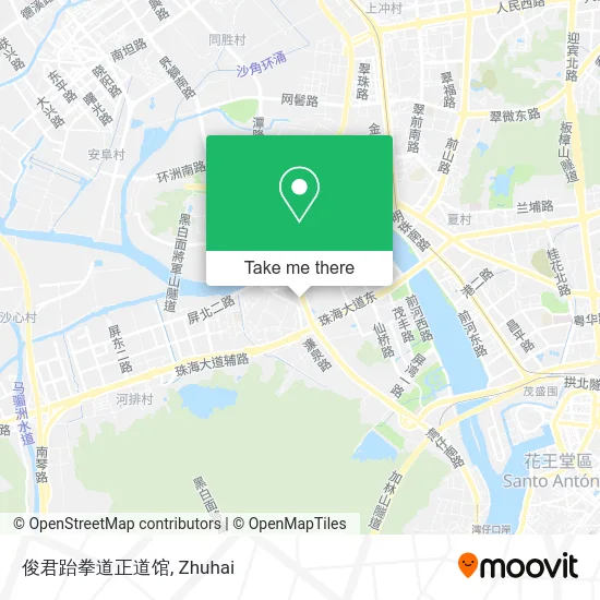 俊君跆拳道正道馆 map