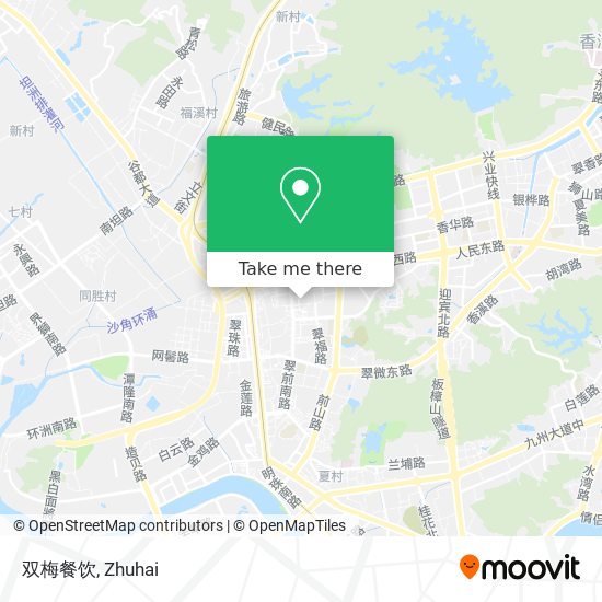 双梅餐饮 map