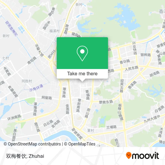 双梅餐饮 map
