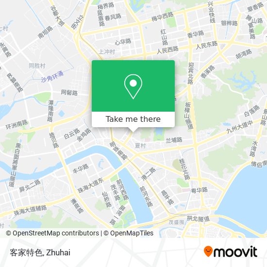 客家特色 map