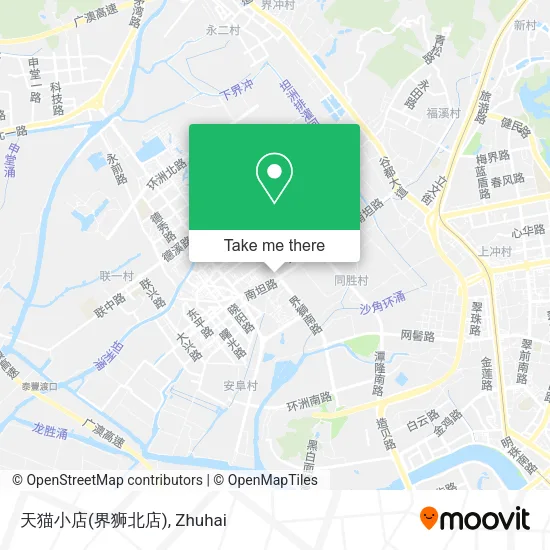 天猫小店(界狮北店) map